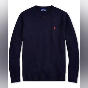 Polo Ralph Lauren V-neck Sweater Navy Blue Men's Small